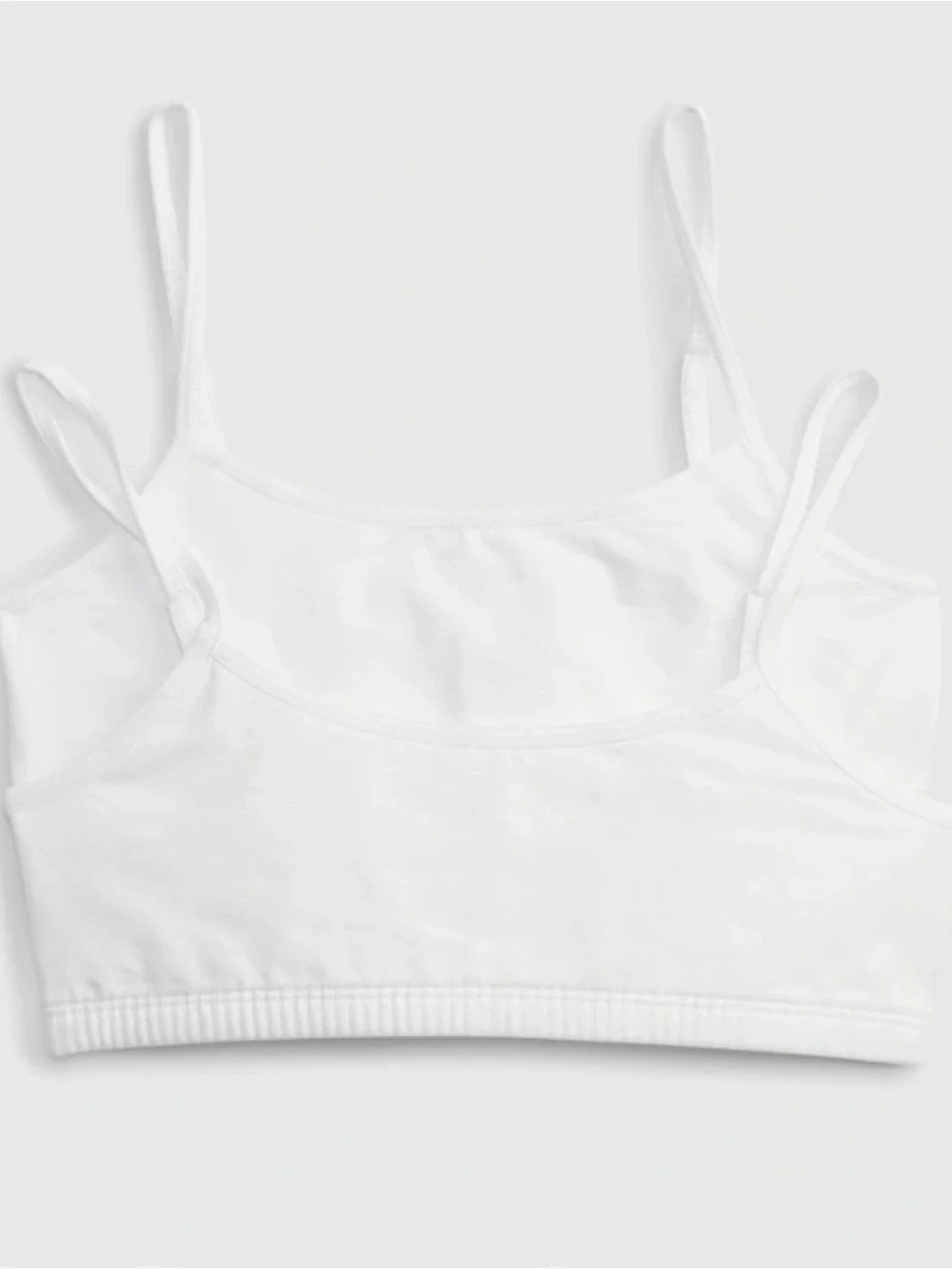 GAP Girls “Basic Bra” Training Bra Pullover Bralette -3 set of 2 packs (6 total)